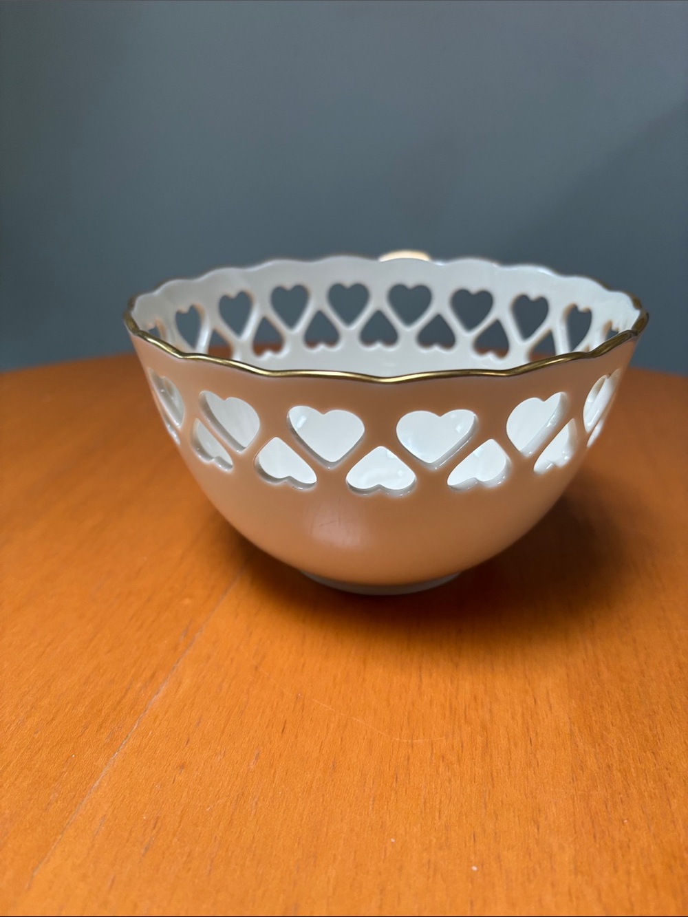 Lenox vintage small heart bowl
